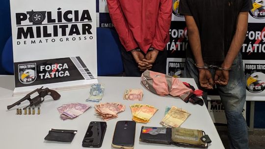 Força Tática intercepta assaltantes após roubo em casa de carne em MT