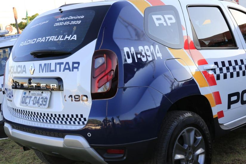 Viatura da Polícia Militar Daffiny Delgado / GazetaMT
