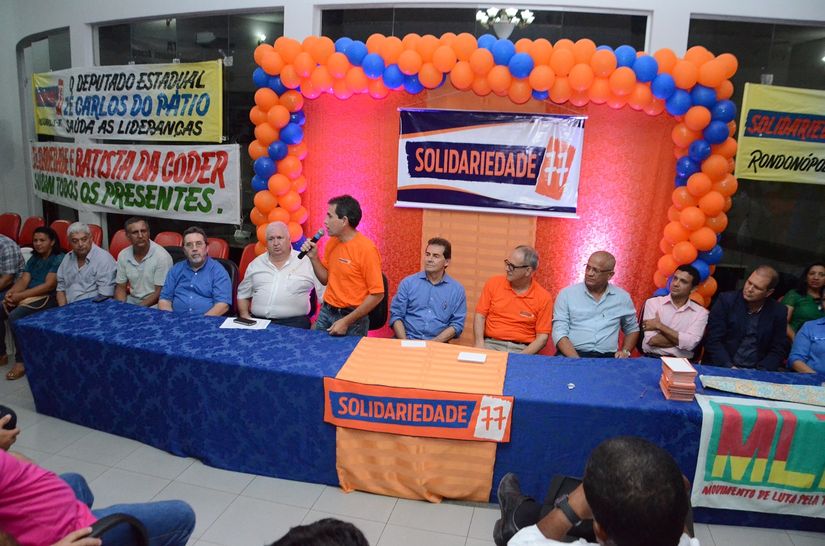 Com presença de Paulinho da Força e Wilson, Zé do Pátio faz ato político de olho em 2016