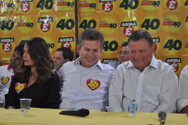 Em coletiva, Mendes ataca adversário e dispara críticas as pesquisas