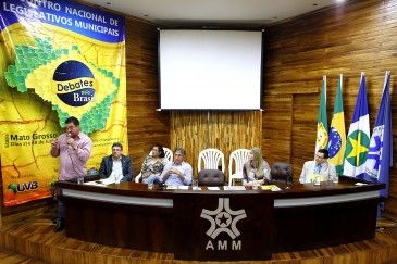 O Tribunal de Contas de Mato Grosso participou do Encontro Nacional de Vereadores, etapa Mato Grosso