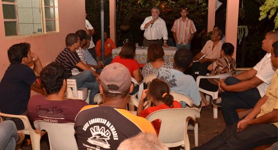 Lideranças comunitárias se reúnem com Percival Muniz (PPS)