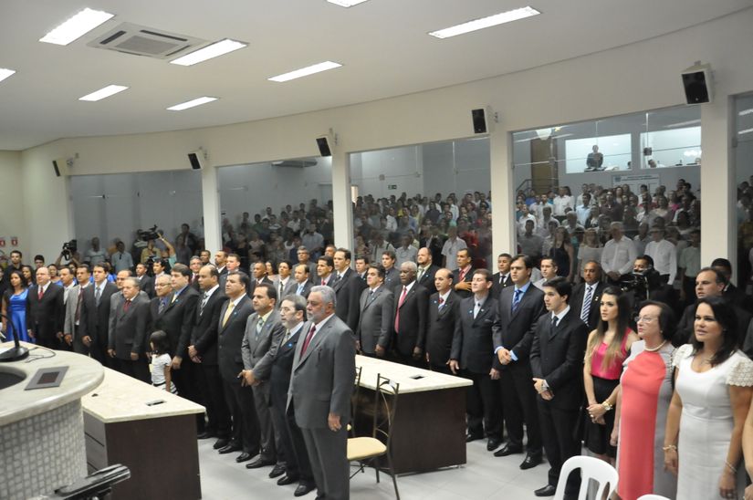 Percival e vereadores são diplomados pela Justiça Eleitoral