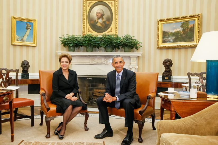 Dilma e Obama se reúnem e divulgam acordos fracos