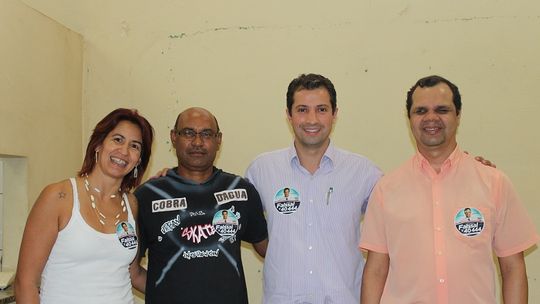 Faissal recebe apoio de associação, e se compromete a criar leis que beneficiam deficientes visuais