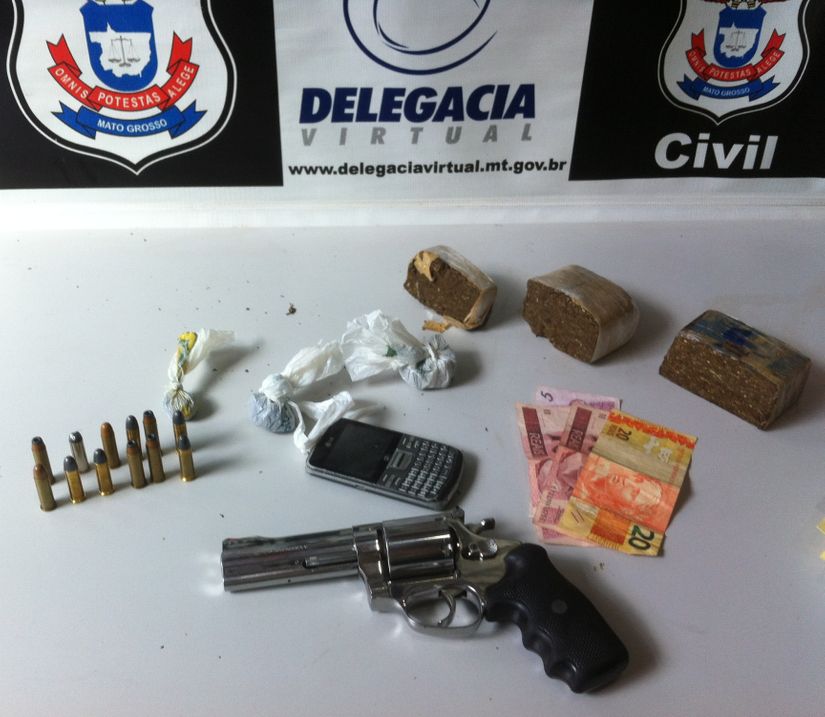 Rodrigo Marques Souza é acusado de latrocínio e foi preso portando drogas