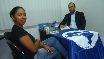 Vereador recebe visita de diretora da União Nacional dos Estudantes