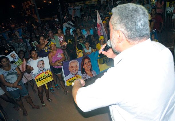 Percival se compromete a investir na infraestrutura no Alfredo de Castro  