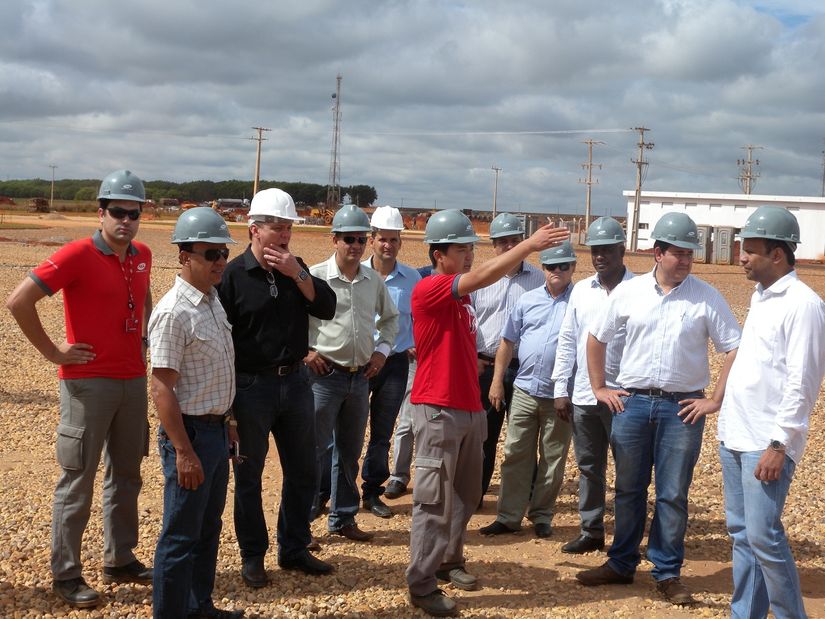 Vereadores visitam terminal ferroviário da América Latina Logística (ALL)