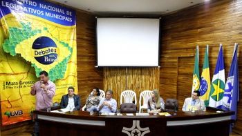 O Tribunal de Contas de Mato Grosso participou do Encontro Nacional de Vereadores, etapa Mato Grosso