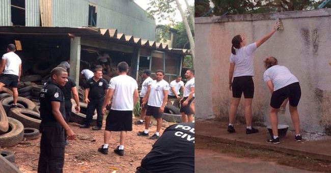 Acadepol treina novos  investigadores e escrivães em serviços gerais, sindicato fica na bronca