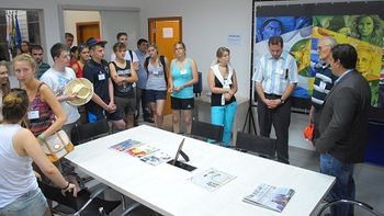 Grupo formado por 20 jovens vindos da Alemanha visitam Rondonópolis