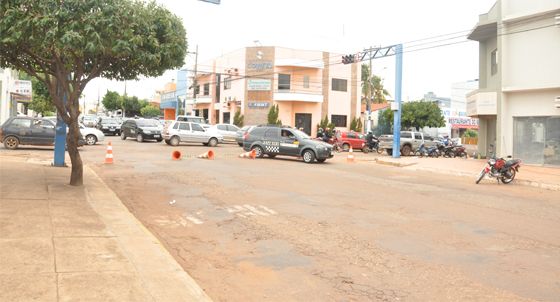 Obras e descaso com os motoristas