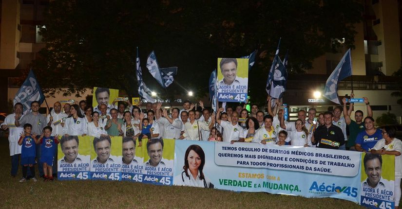 Médicos de Rondonópolis manifestam apoio à candidatura de Aécio Neves