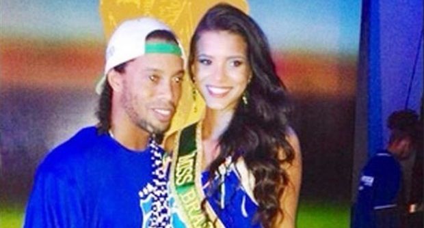 Imprensa nacional diz que Ronaldinho Gaúcho está namorando Miss Brasil