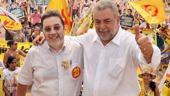 Percival comemora com funcionários de empresas o alto índice de aprovação em pesquisa