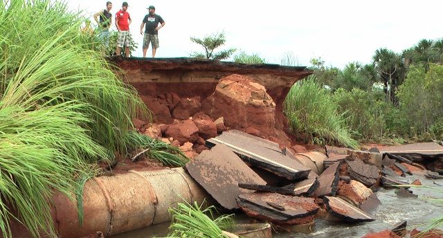 Interdição do tráfego na BR-163 pode durar até uma semana; opção é seguir por Goiás