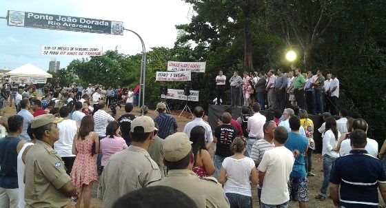 Após inauguração, Ananias afirma que Prefeitura terá recursos para concluir ponte 'João Dorada'