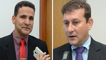 Mauro Campos e Rodrigo Lugli protagonizaram principal bate-boca desta semana na Câmara