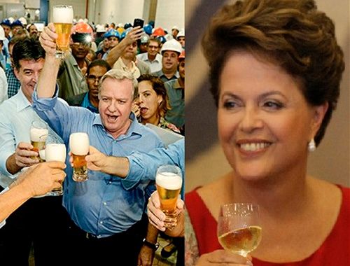 Segunda maior cervejaria brasileira ajuda a bancar campanha de Dilma, em troca de “favorezinhos"