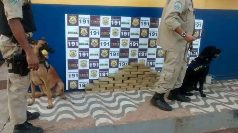 PRF apreende 40 quilos de pasta base de cocaína em Rondonópolis
