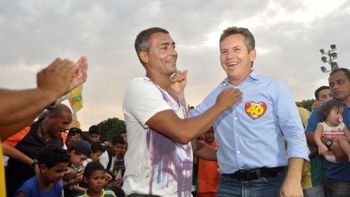 Romário declara seu apoio e diz que Mendes é o melhor para administrar Cuiabá