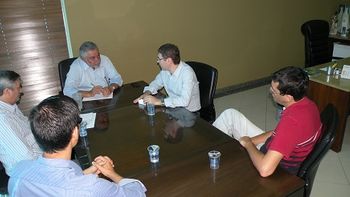 Diretores do frigorifico Agra apresentam ao Prefeito projeto de expansão