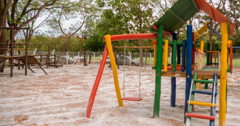 Horto Florestal passa por melhorias e novo parquinho é inaugurado