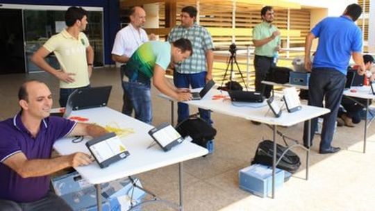 Justiça Eleitoral conclui treinamento de técnicos de satélite em MT