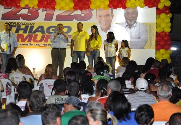 Cerca de mil pessoas participam de lançamento de candidatura de Thiago Muniz (PPS)