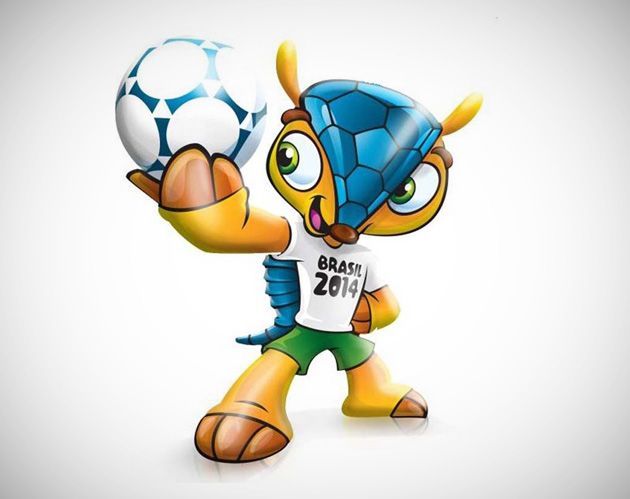 Tatu-bola é confirmado pela Fifa como mascote da Copa de 2014