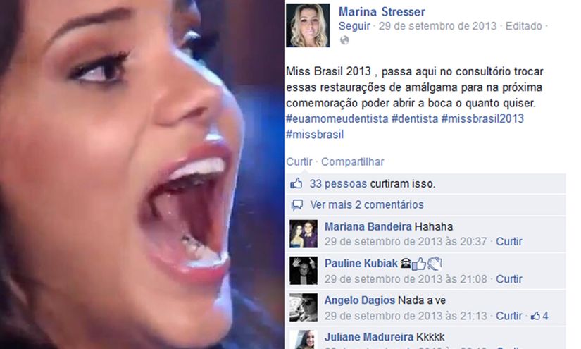 Dentista paranaense que criticou Miss Brasil Jakelyne Oliveira é presa com armas e drogas