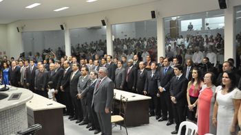 Percival e vereadores são diplomados pela Justiça Eleitoral