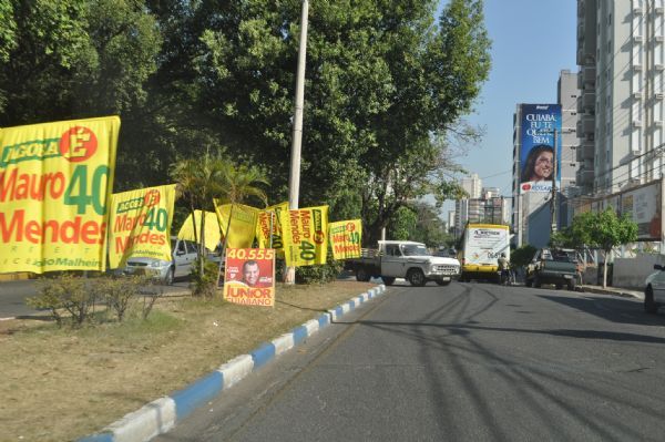 Juíza determina apreensão de propaganda do candidato Mauro Mendes