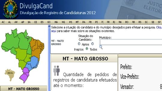 Site do TSE já tem primeira prestação parcial de contas dos candidatos