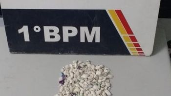 Droga foi entregue na Central de Flagrante de Cuiabá. (Foto: divulgação PM/MT)