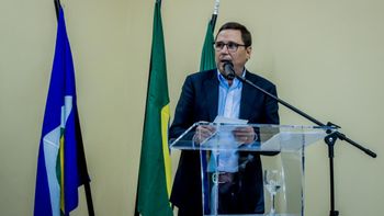 Secretário Mauro Carvalho participa da posse da nova diretoria da AEDIC   Imagem: Christiano Antonucci
