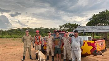 Equipe que realiza as buscas. (Foto: divulgação)