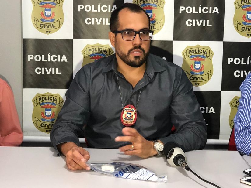 Delegado da DHPP Marcel Gomes de Oliveira  Imagem: Reprodução