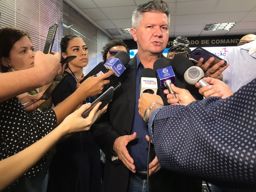 Secretário da Sesp-MT, Alexandre Bustamante  Imagem: Daffiny Delgado/ GazetaMT