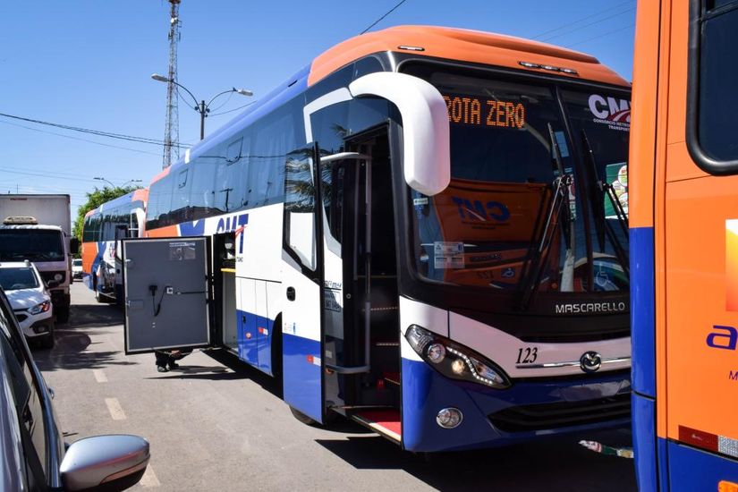Decreto paralisa o transporte intermunicipal em Mato Grosso para prevenção do coronavírus. (Foto: Tchelo Figueiredo/Secom-MT)