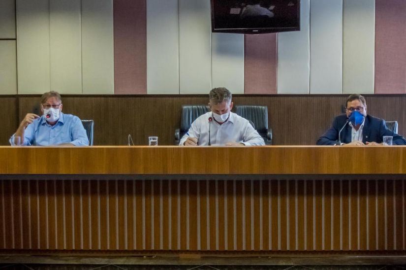 Gabinete de situação 23 de março de 2020. (Foto: Christiano Antonucci)