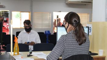Atendimento presencial no Detran-MT por agendamento. (Foto: Carolina Alonso/Detran-MT)