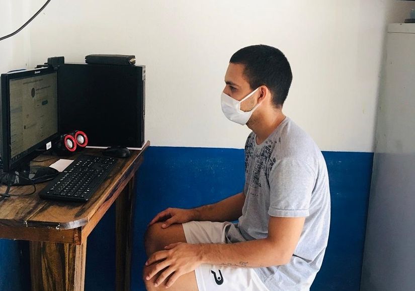Visita virtual na Cadeia Pública de Colniza. (Foto:assessoria)