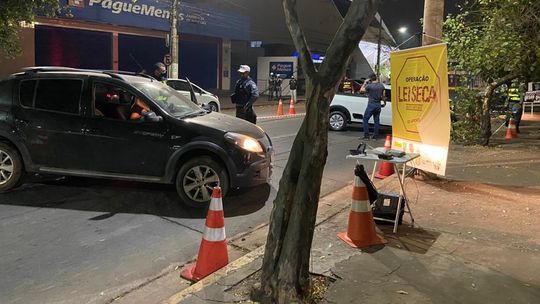 Retomada da Operação Lei Seca. (Foto: Sesp-MT)