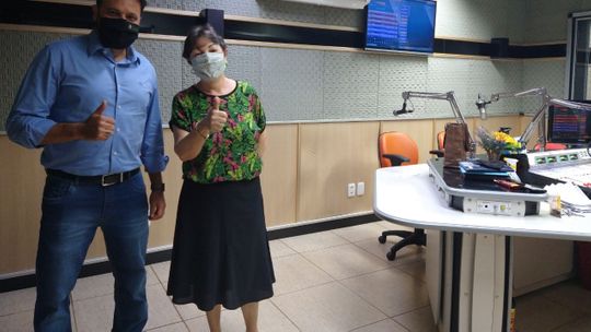 Maridalva é pioineira de Cáceres e fundadora da Difusora FM do município. (Foto: assessoria)