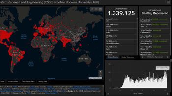 Imagem: Reprodução / Johns Hopkins
