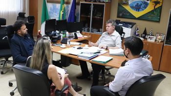 Bustamante se reúne com a Comissão de Segurança Pública da AL. (Foto: assessoria)