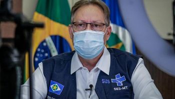 Secretário de Saúde é avaliado por equipe médica especializada. (Foto: divulgação Secom/MT)