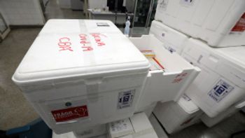 Cuiabá recebe vacinas de Oxford/AstraZeneca  Imagem: Reprodução / Secom